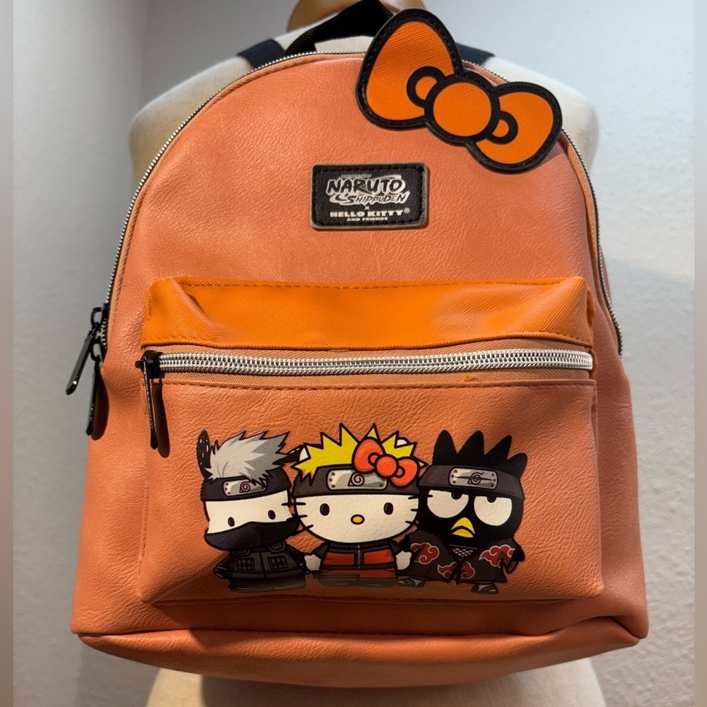 NARUTO & Hello Kitty Loungefly Sanrio Shippuden Cosplay Mini Backpack